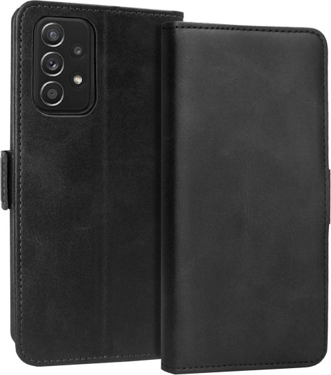 ETUI ZAMYKANE Z KLAPKĄ DO SAMSUNG GALAXY A52 4G/5G CZARNE MIEJSCE NA KARTY ETUI ZAMYKANE Z KLAPKĄ DO SAMSUNG GALAXY A52 4G/5G CZARNE MIEJSCE NA KARTY