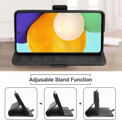 ETUI ZAMYKANE Z KLAPKĄ DO SAMSUNG GALAXY A52 4G/5G CZARNE MIEJSCE NA KARTY ETUI ZAMYKANE Z KLAPKĄ DO SAMSUNG GALAXY A52 4G/5G CZARNE MIEJSCE NA KARTY