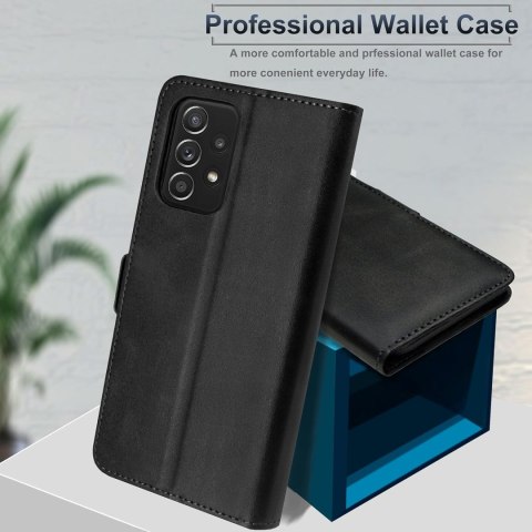ETUI ZAMYKANE Z KLAPKĄ DO SAMSUNG GALAXY A52 4G/5G CZARNE MIEJSCE NA KARTY ETUI ZAMYKANE Z KLAPKĄ DO SAMSUNG GALAXY A52 4G/5G CZARNE MIEJSCE NA KARTY