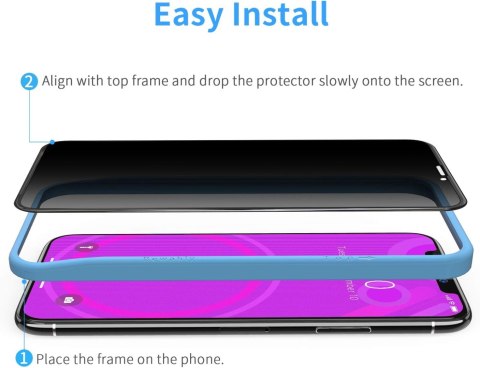 SZKŁO HARTOWANE APPLE IPHONE 11 PRO MAX/XS MAX 2 SZT +ZESTAW MONTAŻOWY SZKŁO HARTOWANE APPLE IPHONE 11 PRO MAX/XS MAX 2 SZT +ZESTAW MONTAŻOWY