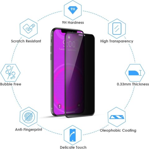 SZKŁO HARTOWANE APPLE IPHONE 11 PRO MAX/XS MAX 2 SZT +ZESTAW MONTAŻOWY SZKŁO HARTOWANE APPLE IPHONE 11 PRO MAX/XS MAX 2 SZT +ZESTAW MONTAŻOWY