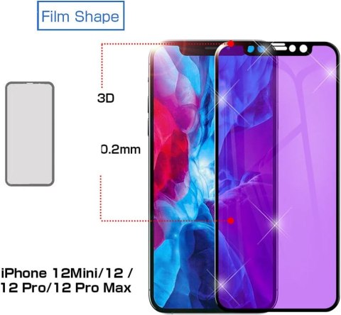 SZKŁO HARTOWANE DO APPLE IPHONE 12 PRO MAX +ZESTAW DO CZYSZCZENIA A2342 SZKŁO HARTOWANE DO APPLE IPHONE 12 PRO MAX +ZESTAW DO CZYSZCZENIA A2342