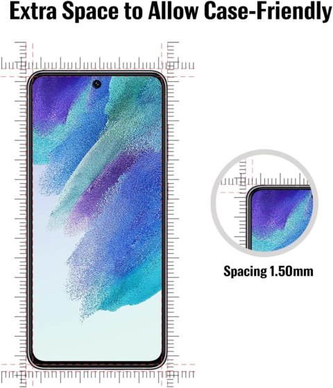 SZKŁO HARTOWANE SAMSUNG GALAXY S21 FE 5G OCHRONA APARATU 3 SZTUKI SM-G990B SZKŁO HARTOWANE SAMSUNG GALAXY S21 FE 5G OCHRONA APARATU 3 SZTUKI SM-G990B