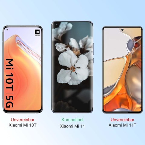 ZESTAW 2x SZKŁO HARTOWANE XIAOMI MI 11/MI 11 PRO ODPORNE NA ZARYSOWANIA