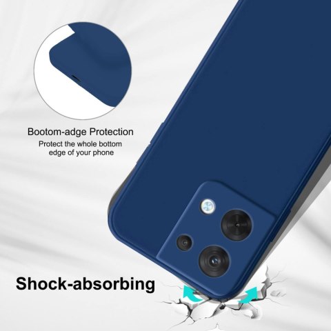 ZESTAW ETUI +2x SZKŁO HARTOWANE OPPO RENO 8 5G SILIKONOWE GRANATOWE PGBM10 ZESTAW ETUI +2x SZKŁO HARTOWANE OPPO RENO 8 5G SILIKONOWE GRANATOWE PGBM10