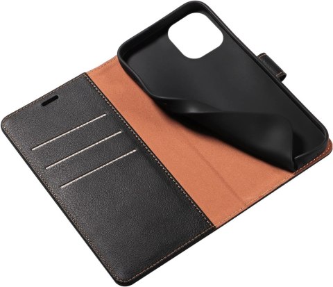 ZESTAW ETUI Z KLAPKĄ APPLE IPHONE 14 Z EKOSKÓRY CZARNE +SZKŁO HARTOWANE ZESTAW ETUI Z KLAPKĄ APPLE IPHONE 14 Z EKOSKÓRY CZARNE +SZKŁO HARTOWANE