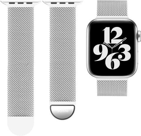BRANSOLETA DO ZEGARKA STRAP APPLE WATCH ULTRA 8/7/6/5/4/SE2 SZARY 38/40mm BRANSOLETA DO ZEGARKA STRAP APPLE WATCH ULTRA 8/7/6/5/4/SE2 SZARY 38/40mm
