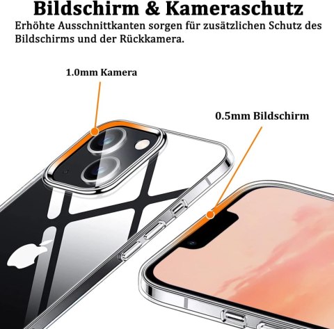 ETUI APPLE IPHONE 13 MINI 5.4" PRZEZROCZYSTE SILIKONOWE NIE ŻÓŁKNIE A2481 ETUI APPLE IPHONE 13 MINI 5.4" PRZEZROCZYSTE SILIKONOWE NIE ŻÓŁKNIE A2481