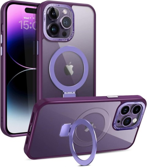 ETUI APPLE IPHONE 14 PRO MAX FIOLETOWA RAMKA MATOWE PLECKI MAGSAFE A2894 ETUI APPLE IPHONE 14 PRO MAX FIOLETOWA RAMKA MATOWE PLECKI MAGSAFE A2894