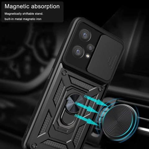ETUI PANCERNE REALME 9 4G / 9 PRO+ CZARNE OCHRONA APARATU Z PIERŚCIENIEM ETUI PANCERNE REALME 9 4G / 9 PRO+ CZARNE OCHRONA APARATU Z PIERŚCIENIEM