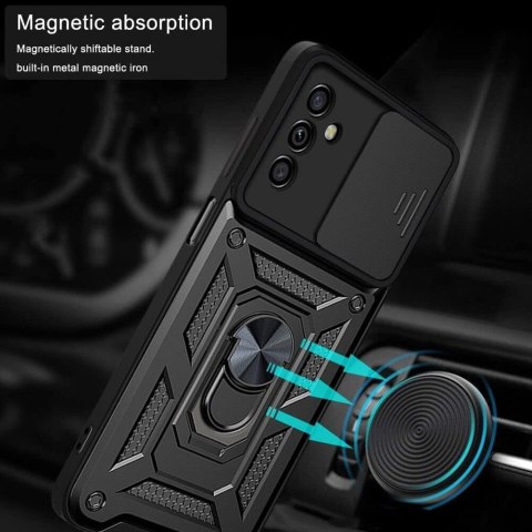ETUI PANCERNE SAMSUNG GALAXY A13 5G CZARNE OCHRONA APARATU Z PIERŚCIENIEM ETUI PANCERNE SAMSUNG GALAXY A13 5G CZARNE OCHRONA APARATU Z PIERŚCIENIEM