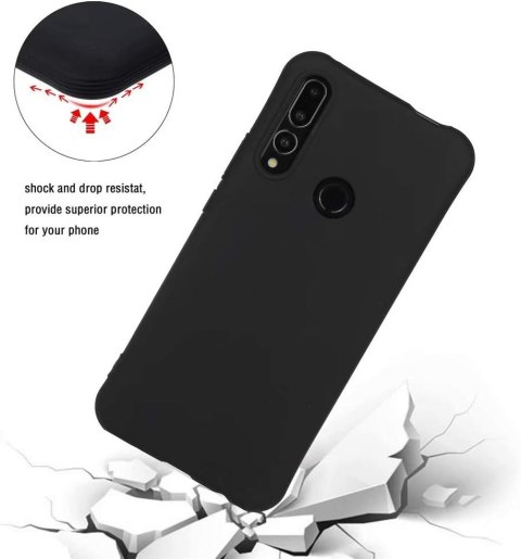 ETUI POKROWIEC HUAWEI P SMART 2019 CZARNY SILIKONOWY POT-LX3 POT-LX1 ETUI POKROWIEC HUAWEI P SMART 2019 CZARNY SILIKONOWY POT-LX3 POT-LX1