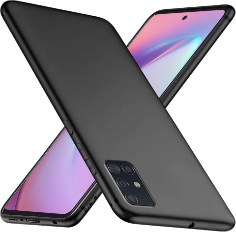 ETUI POKROWIEC SAMSUNG GALAXY A51 SILIKONOWE PLECKI CZARNE SM-A515F ETUI POKROWIEC SAMSUNG GALAXY A51 SILIKONOWE PLECKI CZARNE SM-A515F