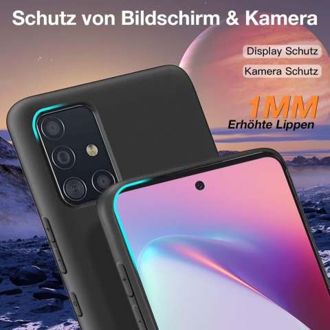 ETUI POKROWIEC SAMSUNG GALAXY A51 SILIKONOWE PLECKI CZARNE SM-A515F ETUI POKROWIEC SAMSUNG GALAXY A51 SILIKONOWE PLECKI CZARNE SM-A515F