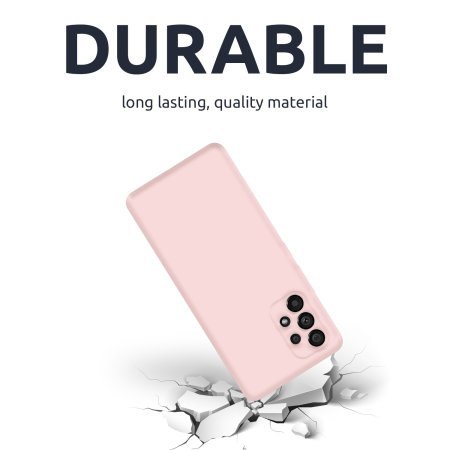 ETUI SAMSUNG GALAXY A33 5G CASE SILIKONOWY BLADY RÓŻOWY Z MIKROFIBRĄ ETUI SAMSUNG GALAXY A33 5G CASE SILIKONOWY BLADY RÓŻOWY Z MIKROFIBRĄ