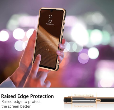 ETUI SAMSUNG GALAXY A33 5G CASE SILIKONOWY CZARNY ZŁOTE SERCE SM-A336E ETUI SAMSUNG GALAXY A33 5G CASE SILIKONOWY CZARNY ZŁOTE SERCE SM-A336E