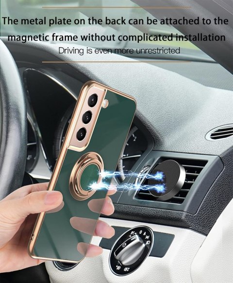 ETUI SAMSUNG GALAXY S22 ULTRA SILIKONOWE MIĘTOWE ZŁOTA RAMKA +RING SM-908 ETUI SAMSUNG GALAXY S22 ULTRA SILIKONOWE MIĘTOWE ZŁOTA RAMKA +RING SM-908