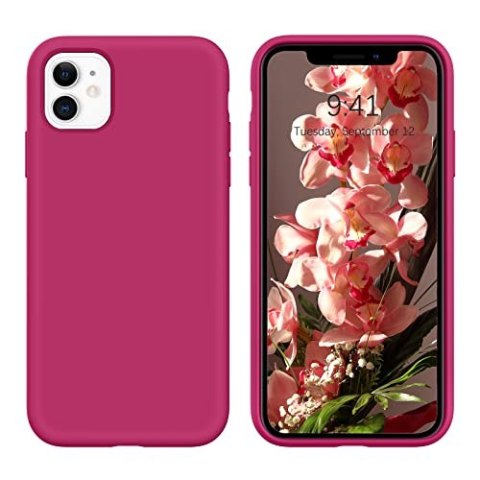 ETUI SILIKONOWE APPLE IPHONE 11 RÓŻOWE FUKSJOWE Z MIKROFIBRĄ A2111 ETUI SILIKONOWE APPLE IPHONE 11 RÓŻOWE FUKSJOWE Z MIKROFIBRĄ A2111