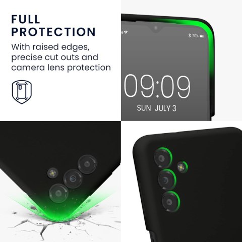 ETUI SILIKONOWE SAMSUNG GALAXY A13 5G CZARNE MATOWE SM-A136U ETUI SILIKONOWE SAMSUNG GALAXY A13 5G CZARNE MATOWE SM-A136U
