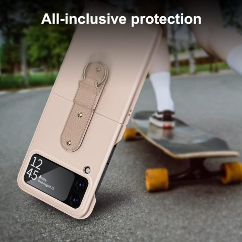 ETUI SKŁADANE SAMSUNG Z FLIP 4 ROSE GOLD RÓŻOWE Z RINGIEM SM-F721B ETUI SKŁADANE SAMSUNG Z FLIP 4 ROSE GOLD RÓŻOWE Z RINGIEM SM-F721B