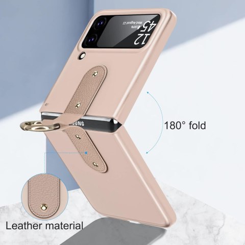 ETUI SKŁADANE SAMSUNG Z FLIP 4 ROSE GOLD RÓŻOWE Z RINGIEM SM-F721B ETUI SKŁADANE SAMSUNG Z FLIP 4 ROSE GOLD RÓŻOWE Z RINGIEM SM-F721B