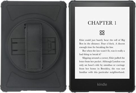 ETUI Z UCHWYTEM CZARNE CZYTNIK KSIĄŻEK KINDLE PAPERWHITE 11-GENERACJA 6.8" ETUI Z UCHWYTEM CZARNE CZYTNIK KSIĄŻEK KINDLE PAPERWHITE 11-GENERACJA 6.8"