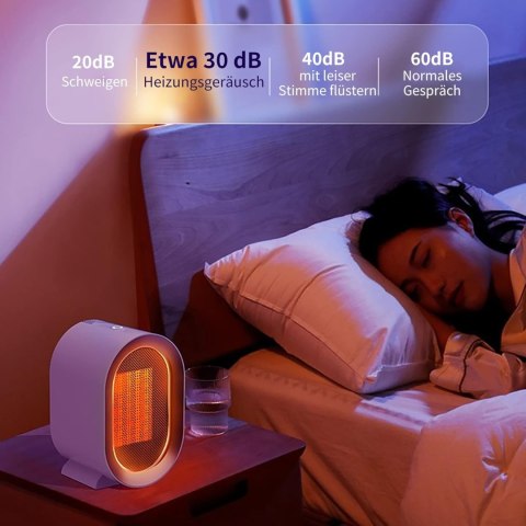 FARELKA TERMOWENTYLATOR GRZEJNIK CICHY MOBILNY BIAŁY 1200W 160x142x225mm FARELKA TERMOWENTYLATOR GRZEJNIK CICHY MOBILNY BIAŁY 1200W 160x142x225mm