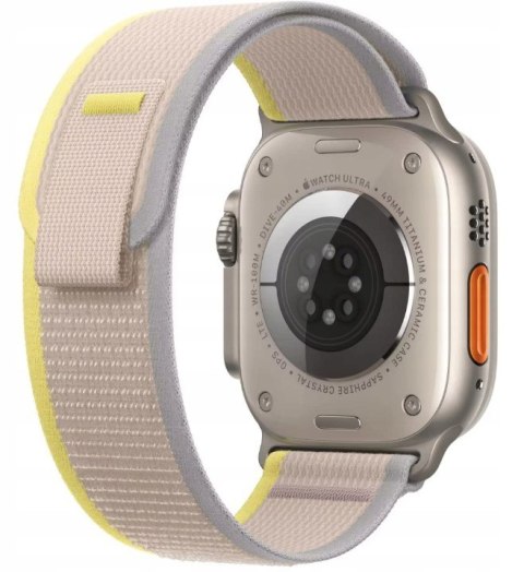 PASEK DO ZEGARKA TRAIL APPLE WATCH ULTRA 8/7/6/5/4/SE/SE2 ŻÓŁTY/BEŻ 49/45mm PASEK DO ZEGARKA TRAIL APPLE WATCH ULTRA 8/7/6/5/4/SE/SE2 ŻÓŁTY/BEŻ 49/45mm