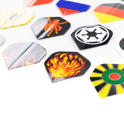 PIÓRA DO LOTKI DART MIX WZORÓW KOLOROWE ZESTAW 30SZT PIÓRA DO LOTKI DART MIX WZORÓW KOLOROWE ZESTAW 30SZT