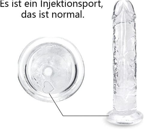 REALISTYCZNE DILDO UMANIA PRZEŹROCZYSTY PENIS TPE 20CM REALISTYCZNE DILDO UMANIA PRZEŹROCZYSTY PENIS TPE 20CM