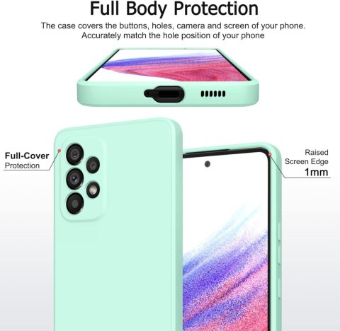 ZESTAW 2x ETUI SAMSUNG GALAXY A53 5G MIĘTOWE SILIKONOWE SM-A5360