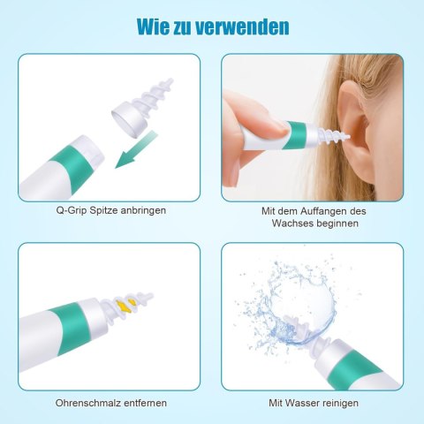 ZESTAW DO USUWANIA WOSKOWINY CZYSZCZENIA USZU MIĘKKIE SPIRALE 16el ZESTAW DO USUWANIA WOSKOWINY CZYSZCZENIA USZU MIĘKKIE SPIRALE 16el