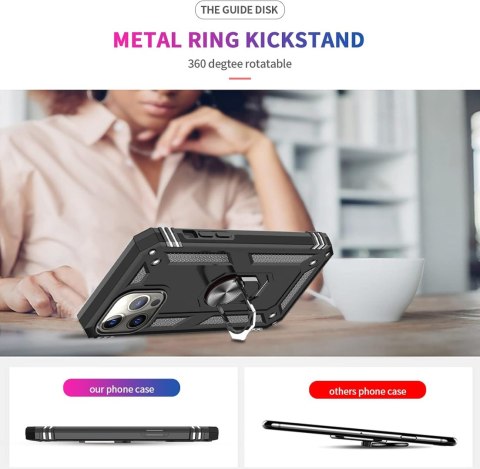 ZESTAW ETUI APPLE IPHONE 13 PRO MAX CZARNE PANCERNE +3x SZKŁO HARTOWANE ZESTAW ETUI APPLE IPHONE 13 PRO MAX CZARNE PANCERNE +3x SZKŁO HARTOWANE