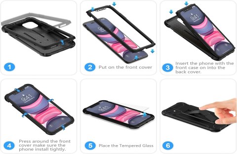 ZESTAW ETUI BUMPER APPLE IPHONE 11 PRO CZARNE +2x SZKŁO HARTOWANE A2160 ZESTAW ETUI BUMPER APPLE IPHONE 11 PRO CZARNE +2x SZKŁO HARTOWANE A2160