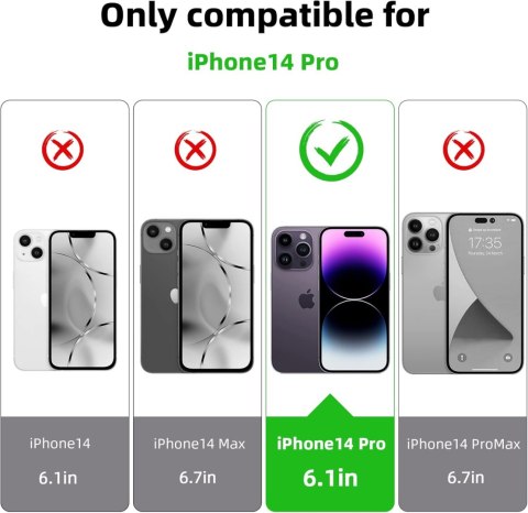 ZESTAW ETUI IPHONE 14 PRO BEZBARWNE +2x SZKŁO HARTOWANE OCHRONA APARATU ZESTAW ETUI IPHONE 14 PRO BEZBARWNE +2x SZKŁO HARTOWANE OCHRONA APARATU