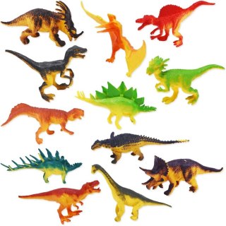 12x FIGURKA DINOZAURY ZABAWKI DLA DZIECI FANÓW RÓŻNE RODZAJE MIX ZESTAW