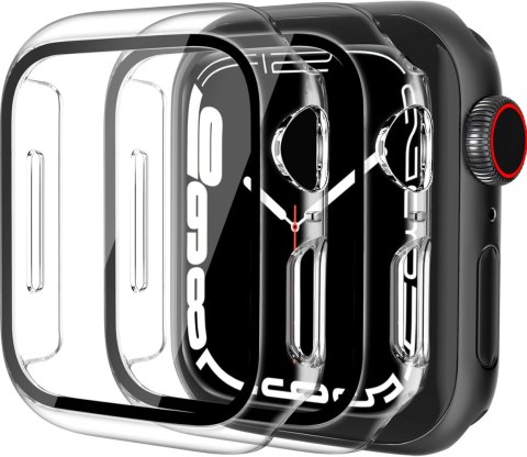 2x ETUI CASE NA ZEGAREK APPLE WATCH 7 / 8 / 9 45 MM PRZEŹROCZYSTY TWARDY 2x ETUI CASE NA ZEGAREK APPLE WATCH 7 / 8 / 9 45 MM PRZEŹROCZYSTY TWARDY