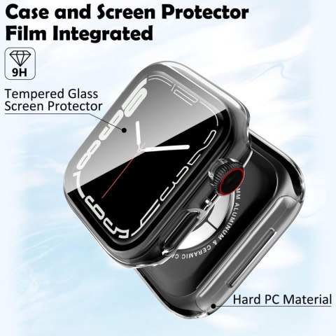 2x ETUI CASE NA ZEGAREK APPLE WATCH 7 / 8 / 9 45 MM PRZEŹROCZYSTY TWARDY 2x ETUI CASE NA ZEGAREK APPLE WATCH 7 / 8 / 9 45 MM PRZEŹROCZYSTY TWARDY