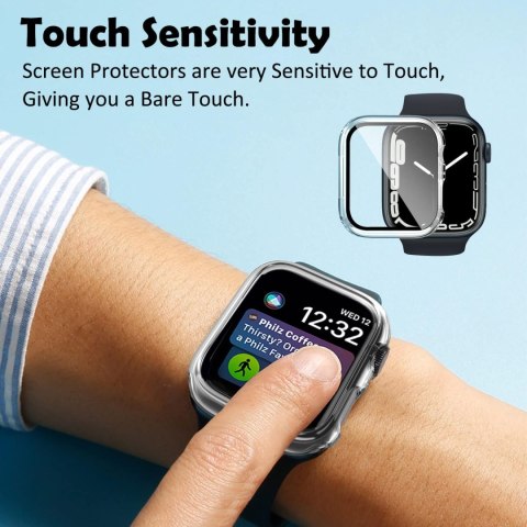 2x ETUI CASE NA ZEGAREK APPLE WATCH 7 / 8 / 9 45 MM PRZEŹROCZYSTY TWARDY 2x ETUI CASE NA ZEGAREK APPLE WATCH 7 / 8 / 9 45 MM PRZEŹROCZYSTY TWARDY