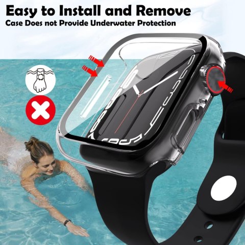 2x ETUI CASE NA ZEGAREK APPLE WATCH 7 / 8 / 9 45 MM PRZEŹROCZYSTY TWARDY 2x ETUI CASE NA ZEGAREK APPLE WATCH 7 / 8 / 9 45 MM PRZEŹROCZYSTY TWARDY