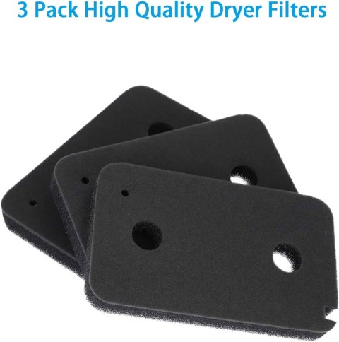 3X FILTR ZAMIENNY DO SUSZARKI BĘBNOWEJ MIELE 9499230 3X FILTR ZAMIENNY DO SUSZARKI BĘBNOWEJ MIELE 9499230
