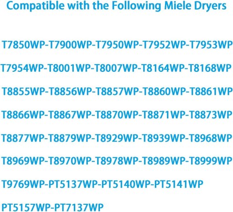 3X FILTR ZAMIENNY DO SUSZARKI BĘBNOWEJ MIELE 9499230 3X FILTR ZAMIENNY DO SUSZARKI BĘBNOWEJ MIELE 9499230