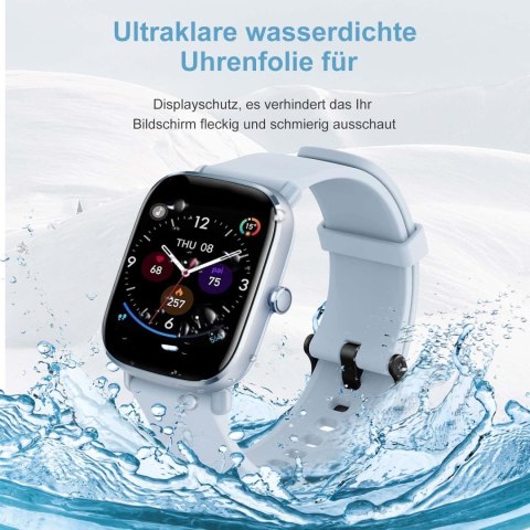 4x FOLIA OCHRONNA NA SMARTWATCH AMAZFIT GTS 2 MINI + ZESTAW DO MONTAŻU 4x FOLIA OCHRONNA NA SMARTWATCH AMAZFIT GTS 2 MINI + ZESTAW DO MONTAŻU