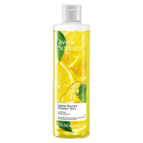 AVON ŻEL POD PRYSZNIC LEMON BURST CYTRYNA BAZYLIA 250ML AVON ŻEL POD PRYSZNIC LEMON BURST CYTRYNA BAZYLIA 250ML