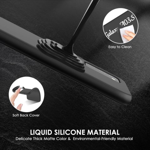 ETUI BUMPER SAMSUNG GALAXY A03s CZARNY WZMOCNIONY OCHRONA EKRANU SM-A037F ETUI BUMPER SAMSUNG GALAXY A03s CZARNY WZMOCNIONY OCHRONA EKRANU SM-A037F