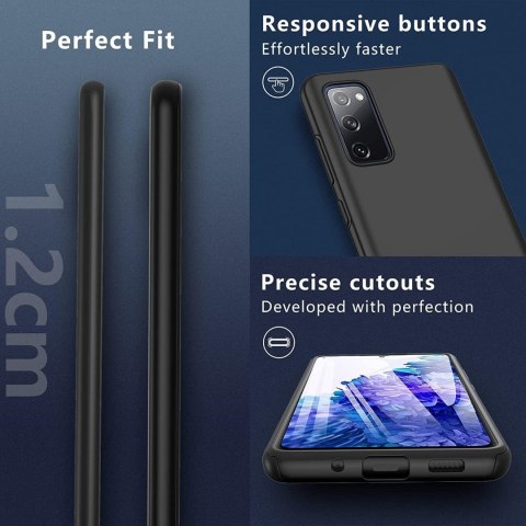 ETUI BUMPER SAMSUNG GALAXY S20 FE CZARNY PEŁNA OCHRONA SM-G785F ETUI BUMPER SAMSUNG GALAXY S20 FE CZARNY PEŁNA OCHRONA SM-G785F