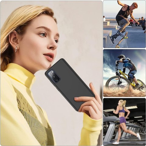 ETUI BUMPER SAMSUNG GALAXY S20 FE CZARNY PEŁNA OCHRONA SM-G785F ETUI BUMPER SAMSUNG GALAXY S20 FE CZARNY PEŁNA OCHRONA SM-G785F