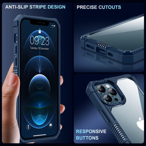 ETUI GRANATOWE APPLE IPHONE 12 PRO MAX +SZKŁO HARTOWANE I OCHRONA APARATU ETUI GRANATOWE APPLE IPHONE 12 PRO MAX +SZKŁO HARTOWANE I OCHRONA APARATU