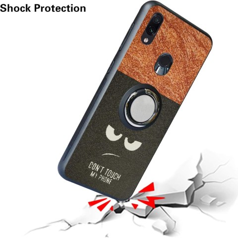 ETUI XIAOMI REDMI NOTE 7 / NOTE 7 PRO / NOTE 7S SILIKON Z UCHWYTEM BRĄZOWE