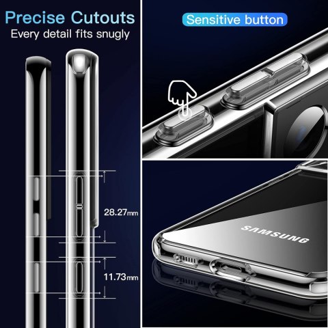 ETUI SAMSUNG GALAXY S22+ CASE PRZEZROCZYSTE PLECKI WZMOCNIONE SM-S906B ETUI SAMSUNG GALAXY S22+ CASE PRZEZROCZYSTE PLECKI WZMOCNIONE SM-S906B